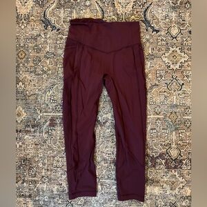 Lululemon wunder under leggings with pockets